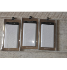 Powerbank повербанк стильный Konfulon X6 10000 mAh быстрая зарядка новый белый