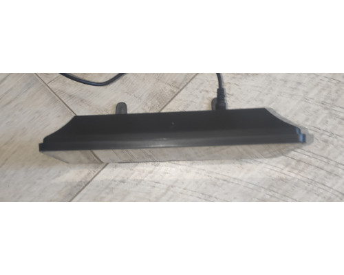 Часы настольные электронные зеркальные VST-888 с температурой черный корпус синий свет