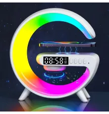 Настольная смарт лампа G-Smart Light G63 RGB с беспроводной зарядкой и Bluetooth колонкой 10W White