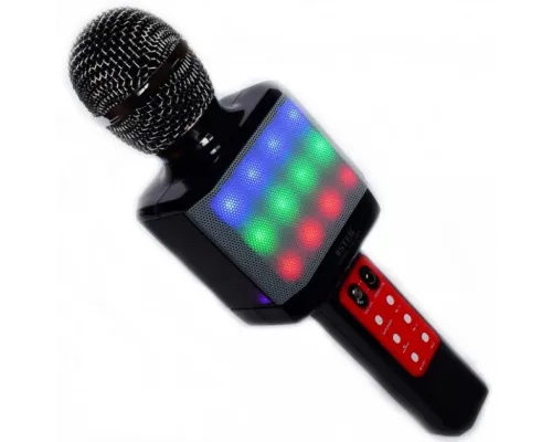 Караоке мікрофон WSTER WS-1828 з LED-підсвіткою (4 Голоси/USB/Bluetooth) Караоке мікрофон WSTER WS-1828 з LED-підсвіткою (4 Голоси/USB/Bluetooth)
