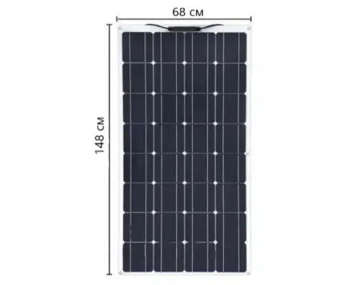 Солнечная панель Solar Board 150W Монокристаллическая панель Солнечная панель Solar Board 150W Монокристаллическая панель