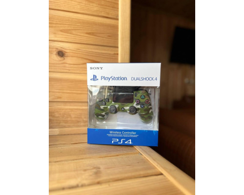 Бездротовий геймпад для консолі Dualshock 4 "хакі" армія камуфляж