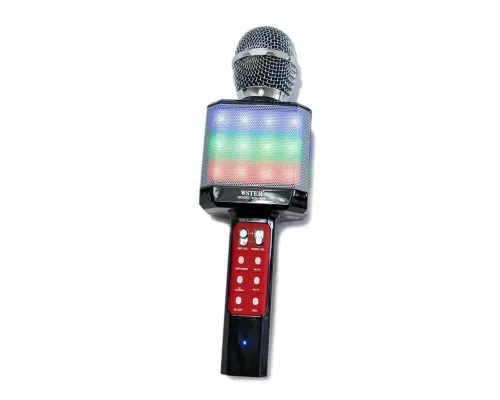 Караоке мікрофон WSTER WS-1828 з LED-підсвіткою (4 Голоси/USB/Bluetooth) Караоке мікрофон WSTER WS-1828 з LED-підсвіткою (4 Голоси/USB/Bluetooth)