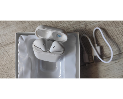 Наушники беспроводные inpods 12 с кейсом зарядки белые новый с дефектом