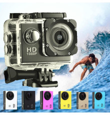 Экшн камера A7 FullHD + аквабокс + Регистратор Полный компект+крепление шлем