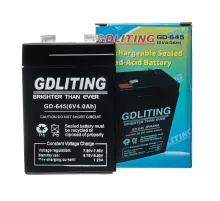 Аккумуляторная батарея для весов, фонарей, игрушек GDLITING GD-645