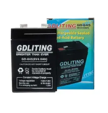 Аккумуляторная батарея для весов, фонарей, игрушек GDLITING GD-645