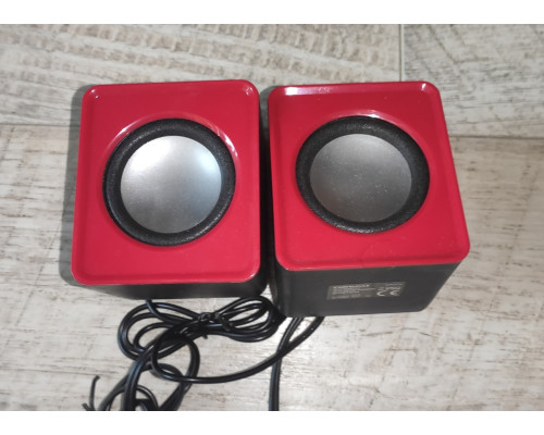 Уценка Колонки компьютерные проводные 2.0 Omega 6W питание Usb