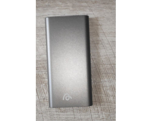 Powerbank повербанк Aggy AG-P1 10000 mAh тонкий метал серый