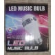Музыкальные диско лампочки RGB LED Music Bulb E27 с пультом 2 шт/упаковке