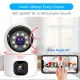 Домашня камера відеоспостереження WIFI 2DUAL LENS PTZ CAMERA APP:V380PRO 4MP