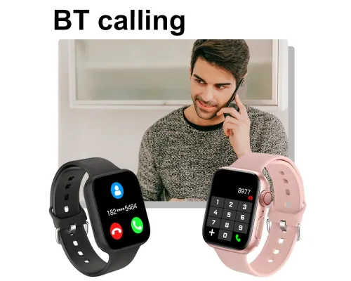 Смарт-часы LAXASFIT S9 Pro с сенсорным экраном и Bluetooth, водонепроницаемые, Черные Смарт-часы LAXASFIT S9 Pro с сенсорным экраном и Bluetooth, водонепроницаемые, Черные