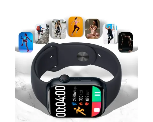 Смарт-часы LAXASFIT S9 Pro с сенсорным экраном и Bluetooth, водонепроницаемые, Черные Смарт-часы LAXASFIT S9 Pro с сенсорным экраном и Bluetooth, водонепроницаемые, Черные