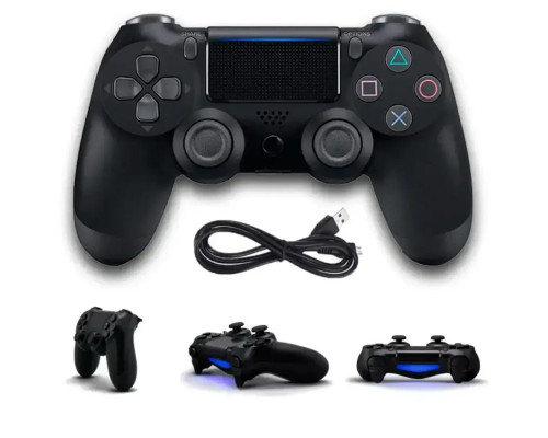 Геймпад для игровых приставок с Bluetooth Dual Shock 4 Wireless Черный Беспроводной джойстик