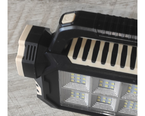 Ручной аккумуляторный фонарь-лампа HS-8029-7-B с солнечной панелью и USB зарядкой Ручной аккумуляторный фонарь-лампа HS-8029-7-B с солнечной панелью и USB зарядкой