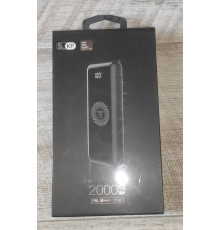 Powerbank повербанк бесконтактная зарядка WP-20 20000 mAh новый черный