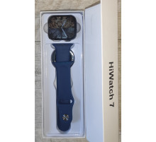 Смарт часы Smart Watch T500+Pro HiWatch7 синие