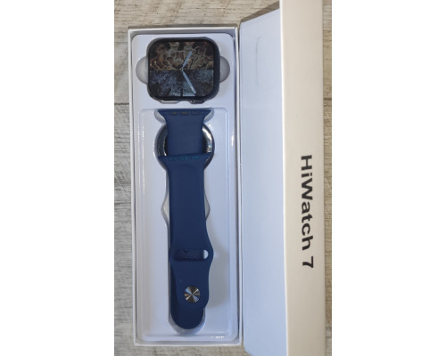 Смарт часы Smart Watch T500+Pro HiWatch7 синие Смарт часы Smart Watch T500+Pro HiWatch7 синие