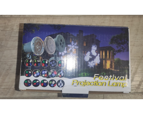 Проектор мультимедийный новогодний Festival Projection Lamp