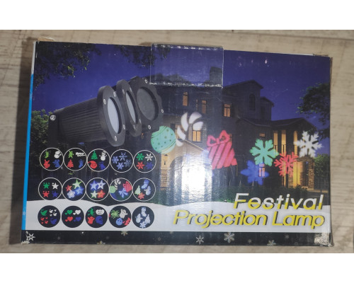 Проектор мультимедийный новогодний Festival Projection Lamp