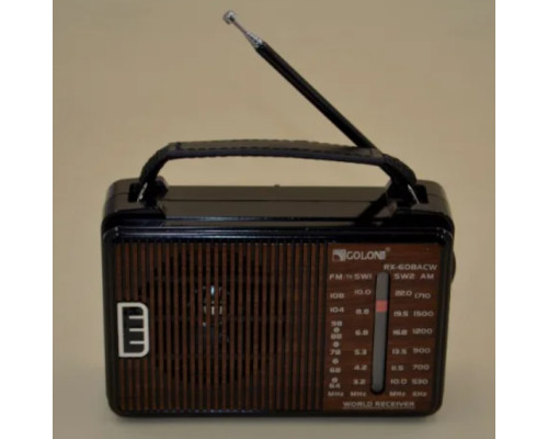Радіоприймач Golon RX-608ACW AM/FM/TV/SW1-2 5-хвилиновий Радіоприймач Golon RX-608ACW AM/FM/TV/SW1-2 5-хвилиновий