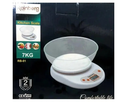 Весы кухонные электронные с чашей Rainberg RB02 Весы кухонные электронные с чашей Rainberg RB02
