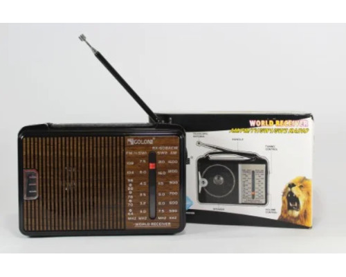 Радіоприймач Golon RX-608ACW AM/FM/TV/SW1-2 5-хвилиновий Радіоприймач Golon RX-608ACW AM/FM/TV/SW1-2 5-хвилиновий