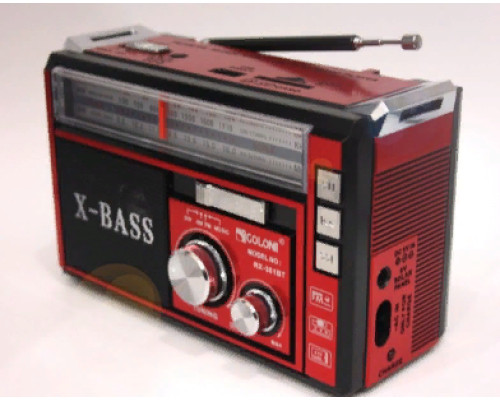 Радіоприймач GOLON RX-382 з MP3, USB + ліхтарик Радіоприймач GOLON RX-382 з MP3, USB + ліхтарик