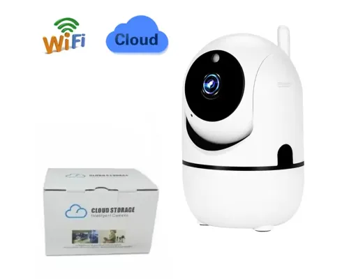 Бездротова IP-камера QC011 для відеоспостереження будинку Wifi поворотна зі звуком і нічним баченням Бездротова IP-камера QC011 для відеоспостереження будинку Wifi поворотна зі звуком і нічним баченням