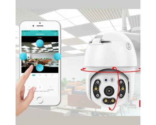 Поворотная уличная IP камера видеонаблюдения PTZ WiFi xm 2mp с удаленным доступом Поворотная уличная IP камера видеонаблюдения PTZ WiFi xm 2mp с удаленным доступом