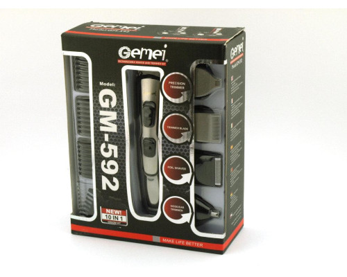 Професійна машинка для стриження Gemei GM 592 10 в 1 Професійна машинка для стриження Gemei GM 592 10 в 1