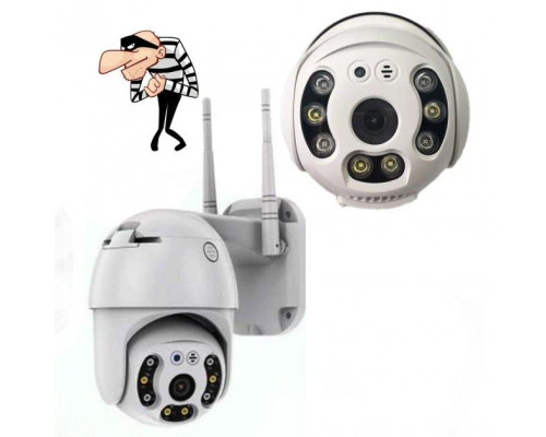 Поворотная уличная IP камера видеонаблюдения PTZ WiFi xm 2mp с удаленным доступом Поворотная уличная IP камера видеонаблюдения PTZ WiFi xm 2mp с удаленным доступом