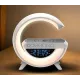 Настольная смарт лампа, ночник BT-3401 RGB Rainbow Light-Wireless Happy Light с Bluetooth колонкой + беспровод
