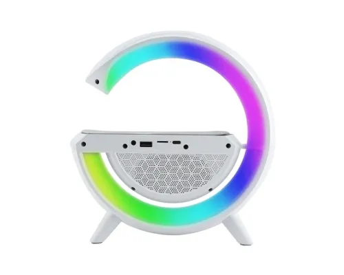 Настольная смарт лампа, ночник BT-3401 RGB Rainbow Light-Wireless Happy Light с Bluetooth колонкой + беспровод Настольная смарт лампа, ночник BT-3401 RGB Rainbow Light-Wireless Happy Light с Bluetooth колонкой + беспровод
