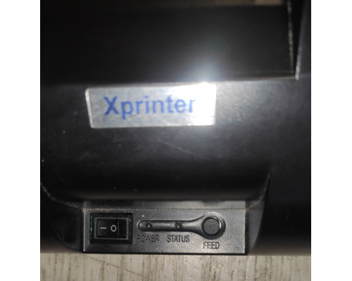 Чековый принтер принтер чеков XPrinter XP-58IIHчерный б/у