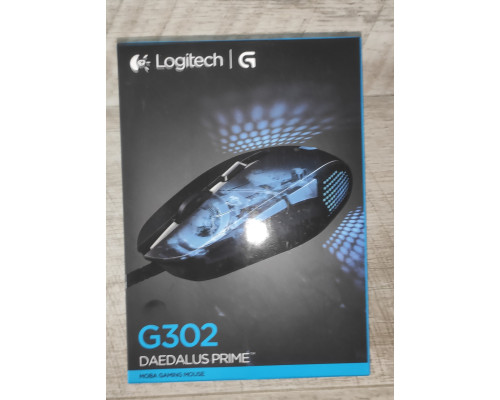 Мышь проводная игровая Logitech G302 USB черная