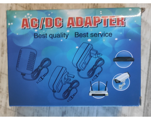 Блок питания AC/DC Adaptor EU008D 9V 2A 5.5*2.5 разъем