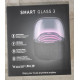 Колонка музыкальная с аккумулятором Smart Glass 3 с BT 5.0 подсветкой микрофоном белая