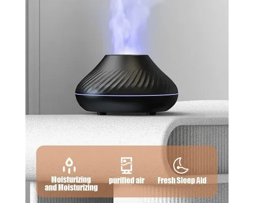 Зволожувач повітря Вулкан міні Valcano humidifier BLACK Зволожувач повітря Вулкан міні Valcano humidifier BLACK