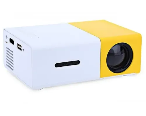Мультимедийный портативный проектор UKC YG-300 с динамиком White/Yellow Мультимедийный портативный проектор UKC YG-300 с динамиком White/Yellow