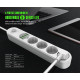 Мережевий фільтр подовжувач USB-виходів 4x220V і 4xUSB довжина 2 м. LDNIO SE4432