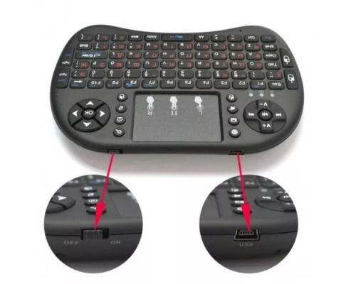 Беспроводная мини клавиатура i8 для смарт ТВ/ПК/планшетов | KEYBOARD Беспроводная мини клавиатура i8 для смарт ТВ/ПК/планшетов | KEYBOARD