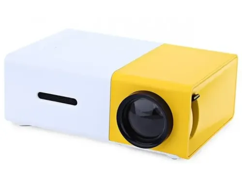 Мультимедийный портативный проектор UKC YG-300 с динамиком White/Yellow Мультимедийный портативный проектор UKC YG-300 с динамиком White/Yellow
