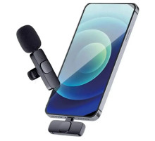 Портативный беспроводной петличный микрофон AND-1 Type-C, Black