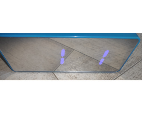 Часы настольные электронные зеркальные VST-886Y с температурой и USB для флешки синие