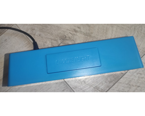 Часы настольные электронные зеркальные VST-886Y с температурой и USB для флешки синие