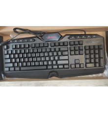Проводная клавиатура с RGB подсветкой Jedel K504 новая черная