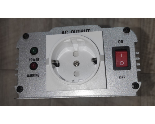 Инвертор напряжения 12V Mervesan 600W MSI-600-12 метал Инвертор напряжения 12V Mervesan 600W MSI-600-12 метал