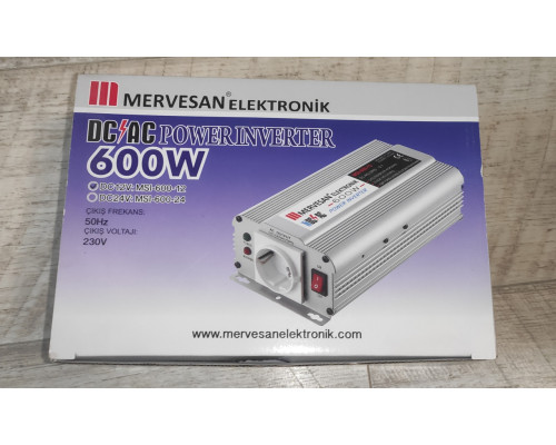 Инвертор напряжения 12V Mervesan 600W MSI-600-12 метал Инвертор напряжения 12V Mervesan 600W MSI-600-12 метал