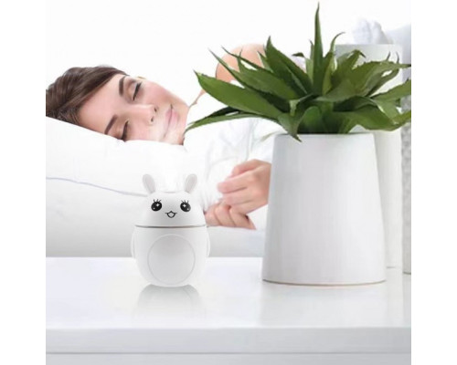 Увлажнитель воздуха ультразвуковой с подсветкой Safe Air Rabbit мини-аромадиффузор бесшумный 200мл Белый Увлажнитель воздуха ультразвуковой с подсветкой Safe Air Rabbit мини-аромадиффузор бесшумный 200мл Белый